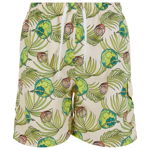Mens Swimming Trunks, Beach Shorts, Swim Suit Cargo Pocket, Coconuts, NWT - Picture 1 of 4
